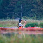 Cypress Black Bayou - kayak fishing
